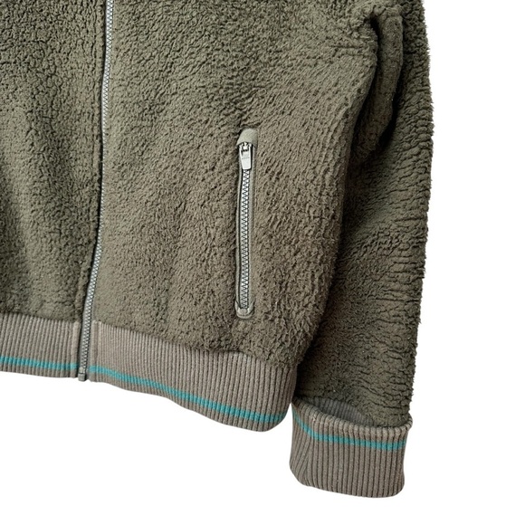 Athleta Tugga Sherpa Jacket, Mountain Olive, Small - Picture 9 of 11